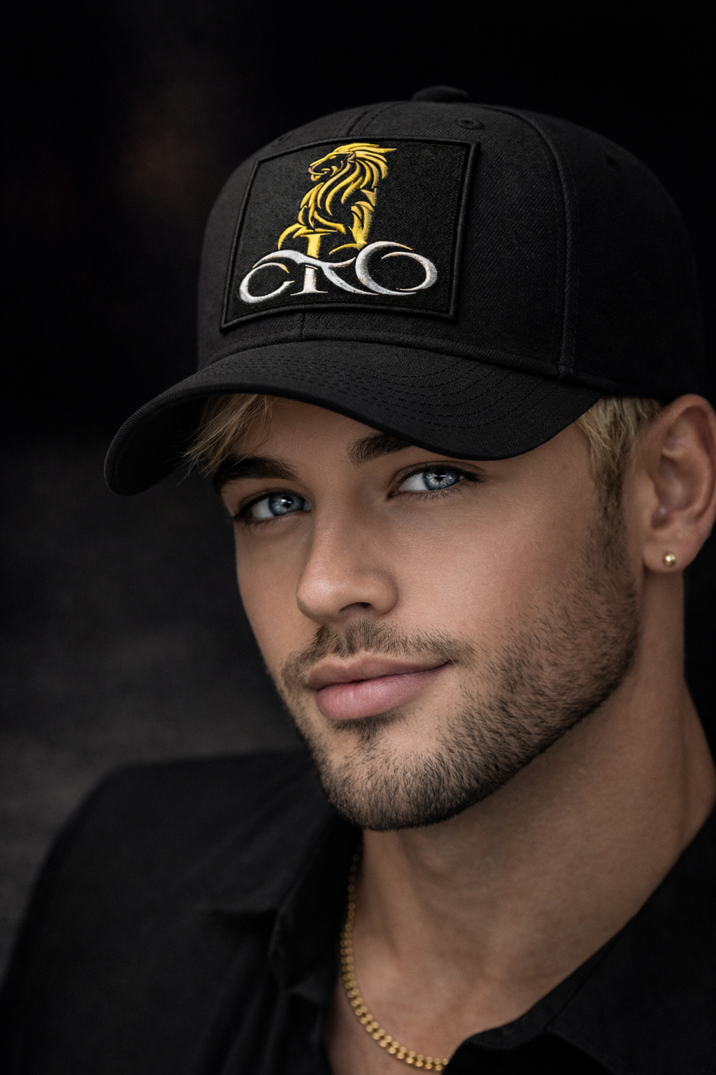 Onyx Gold Crown Cap