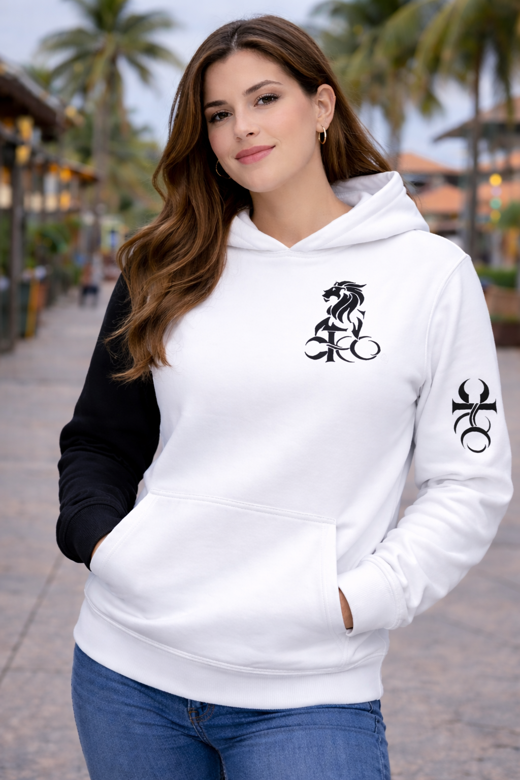 Ivory Dominion  Duo Hoodie