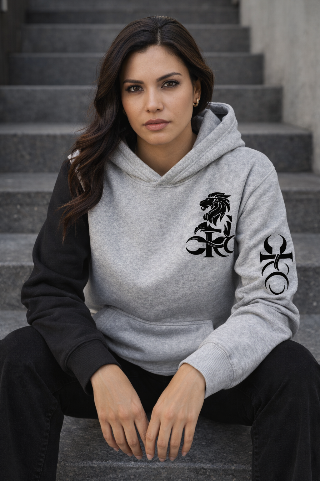 Graphite Dominion  Duo Hoodie