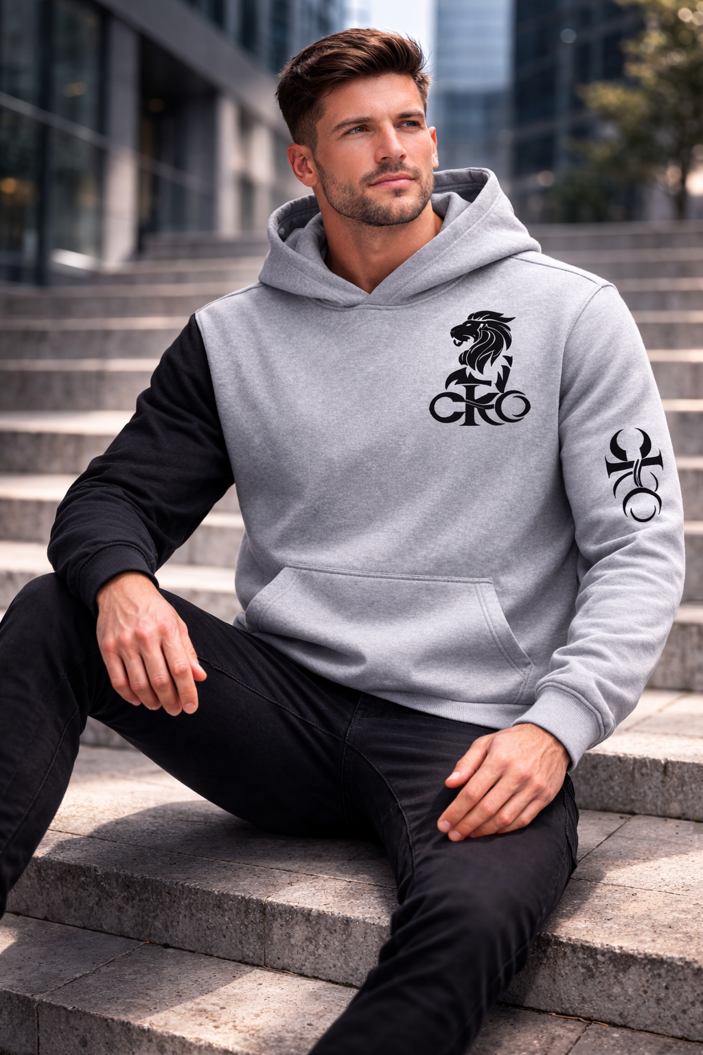 Graphite Dominion  Duo Hoodie