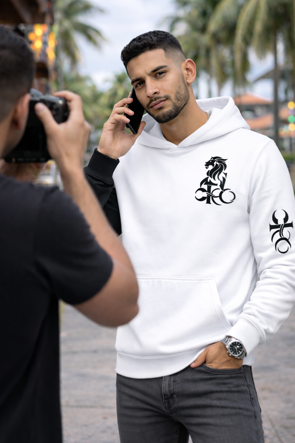 Ivory Dominion  Duo Hoodie