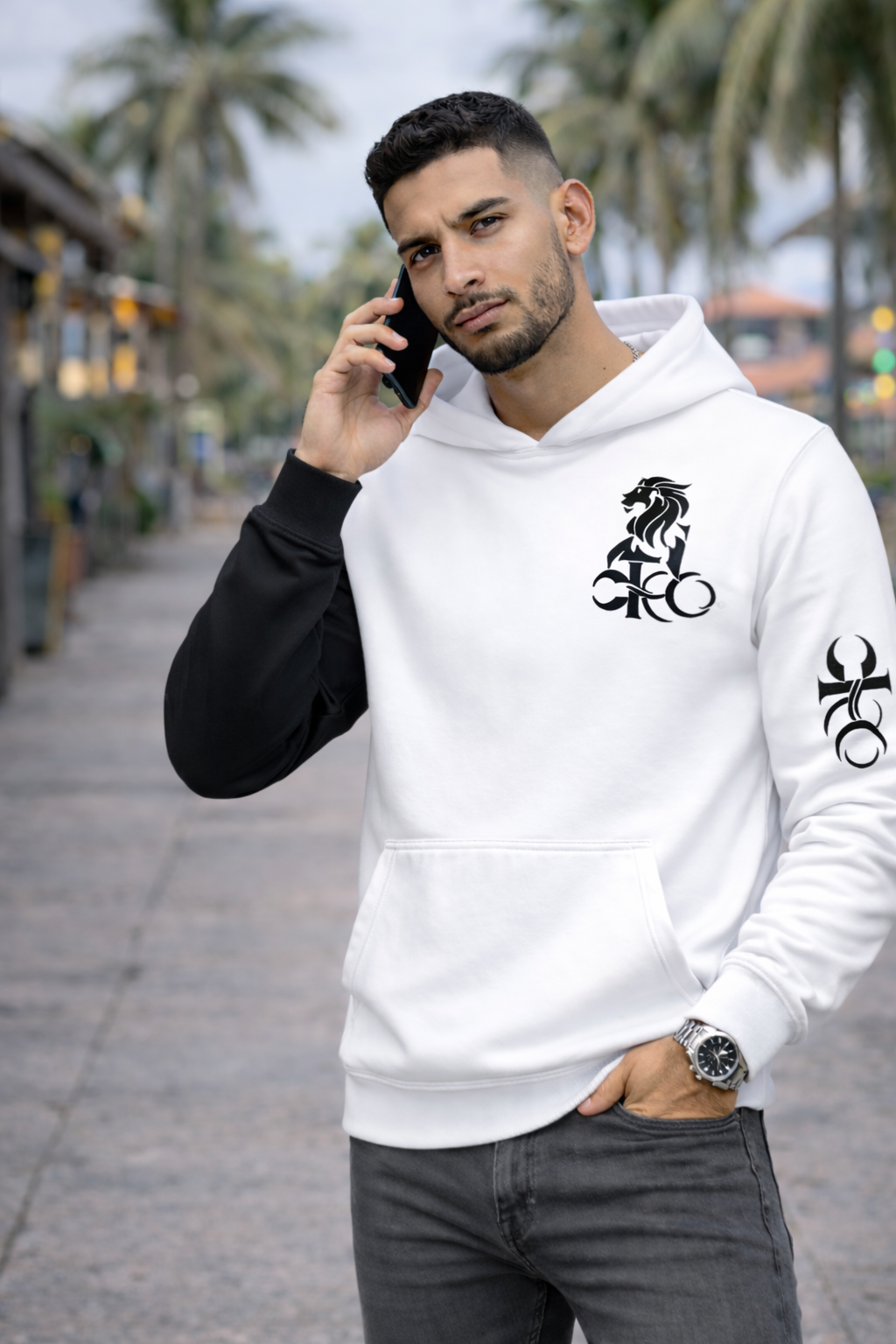 Ivory Dominion  Duo Hoodie