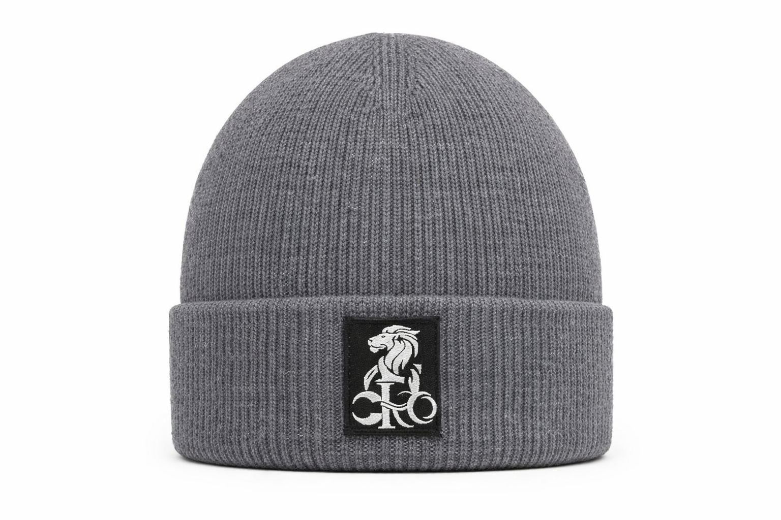 Graphite Reign Beanie –  Ivory Emblem Edition