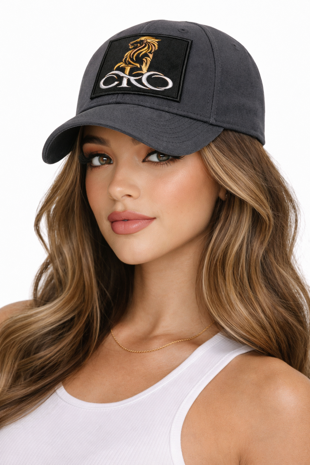Onyx Gold Crown Cap