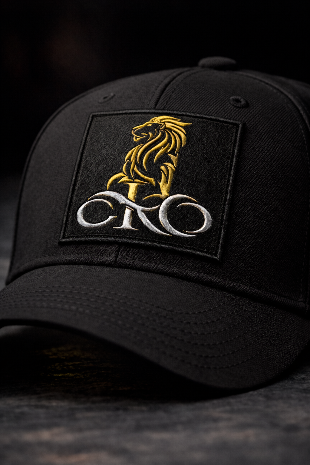 Onyx Gold Crown Cap