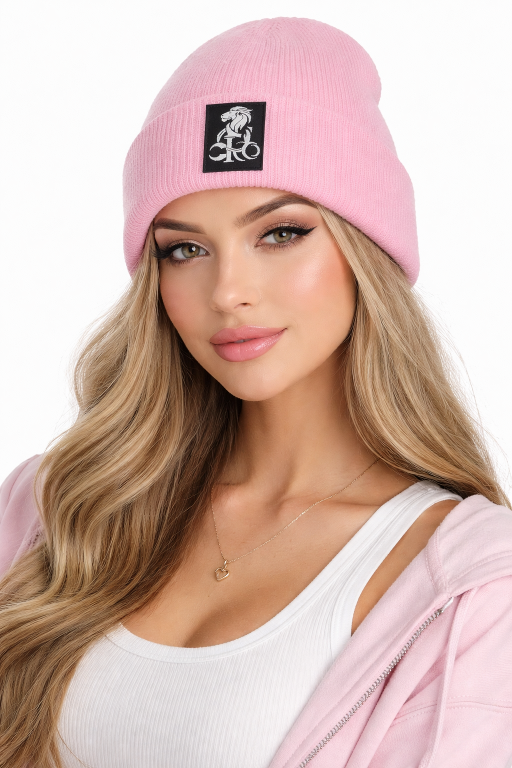 Blush Reign Beanie –  Signature Patch Edition