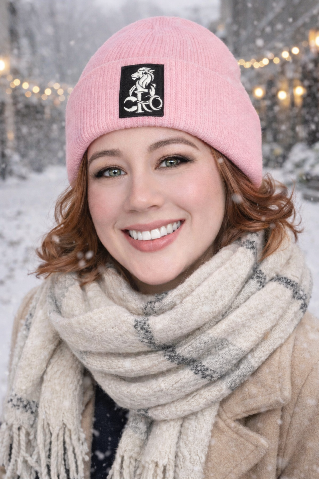 Blush Reign Beanie –  Signature Patch Edition